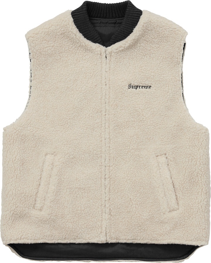 Sherpa Fleece Reversible Work Vest view 3